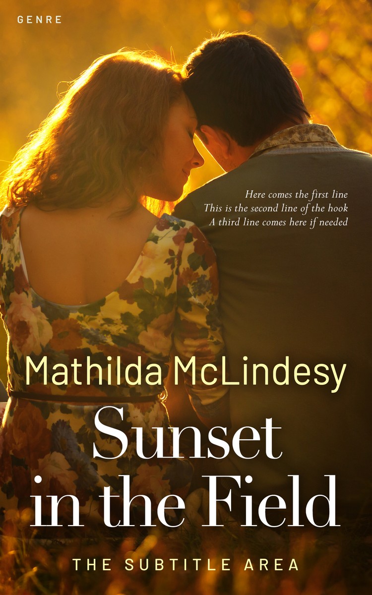 2D view of Deep Oak #3811 - Premade Romance Book Cover