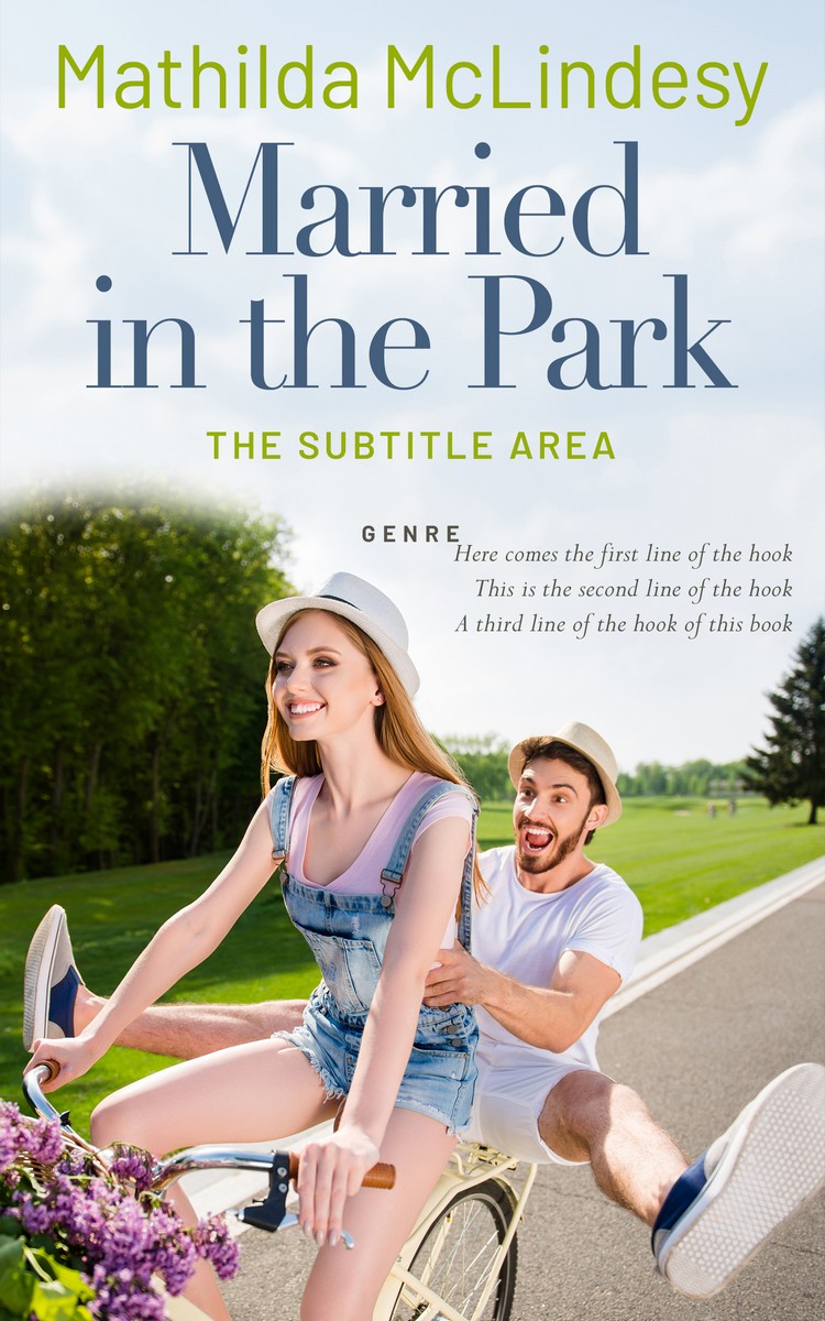 2D view of Bon Jour #3817 - Premade Romance Book Cover