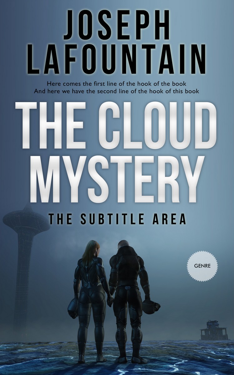 2D view of Blue Bayoux #3859 - Premade Apocalyptica Book Cover