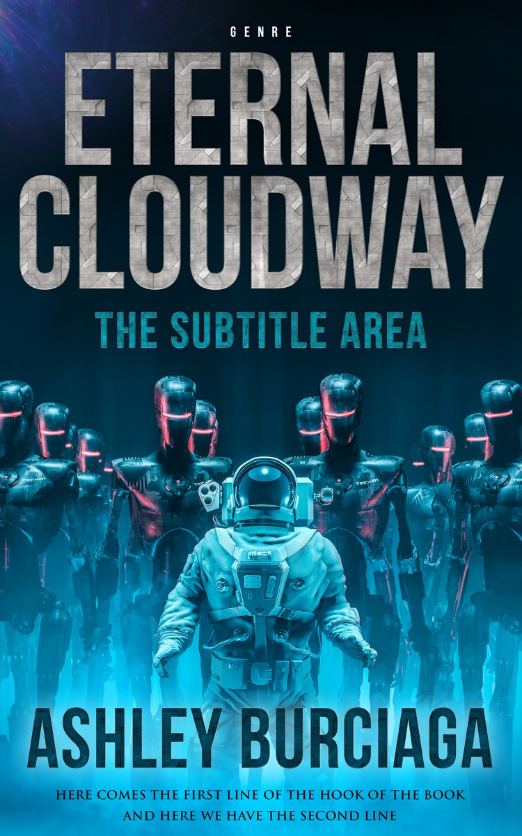 2D view of Tiber #3873 - Premade Science Fiction Book Cover