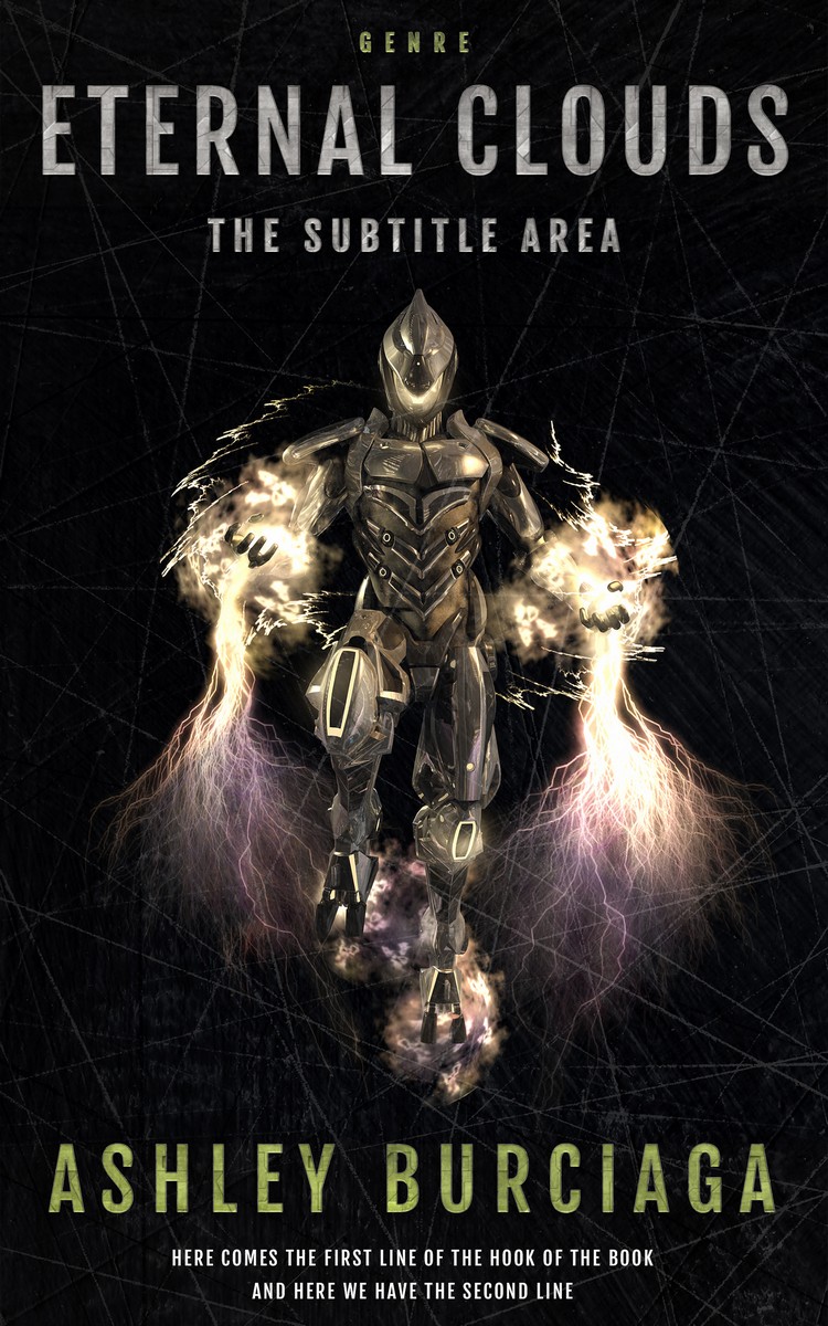 2D view of Woodsmoke #3876 - Premade Science Fiction Book Cover