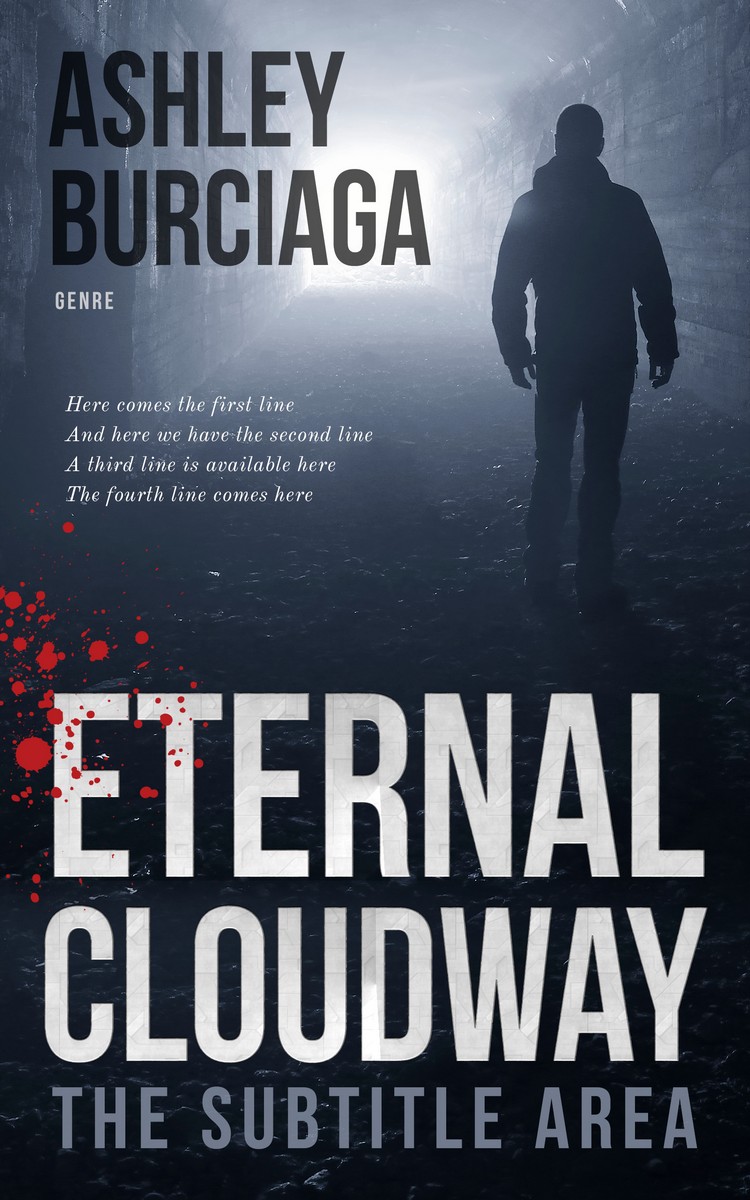 2D view of French Gray #3893 - Premade Action & Adventure Book Cover