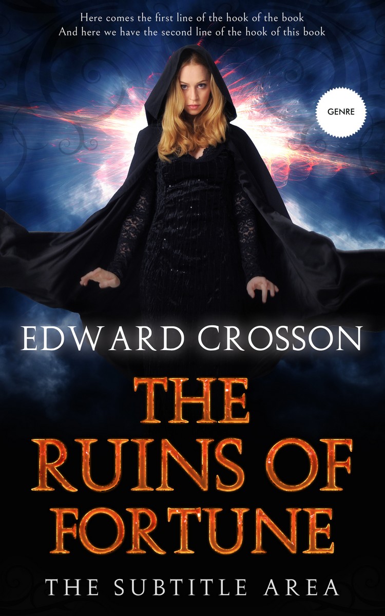 2D view of Vulcan #3899 - Premade Fantasy Book Cover