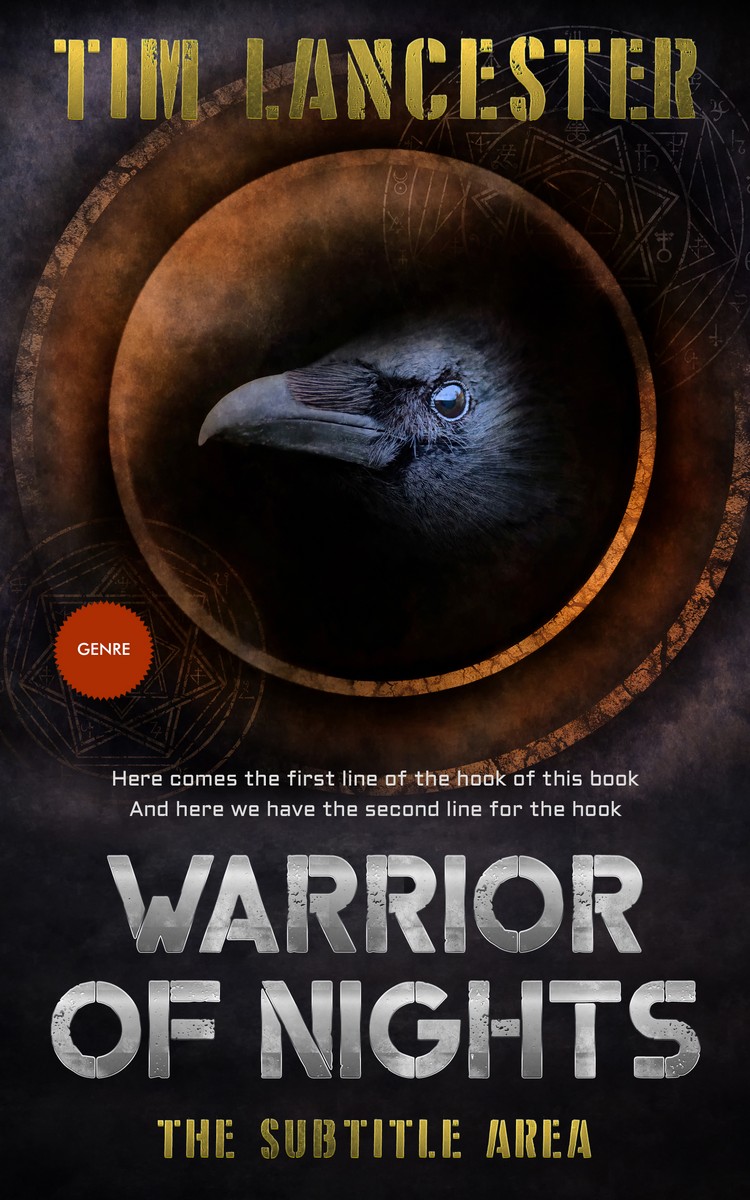 2D view of Cocoa Brown #3947 - Premade Horror Book Cover