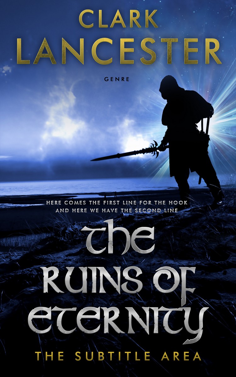 2D view of Submarine #3975 - Premade Fantasy Book Cover