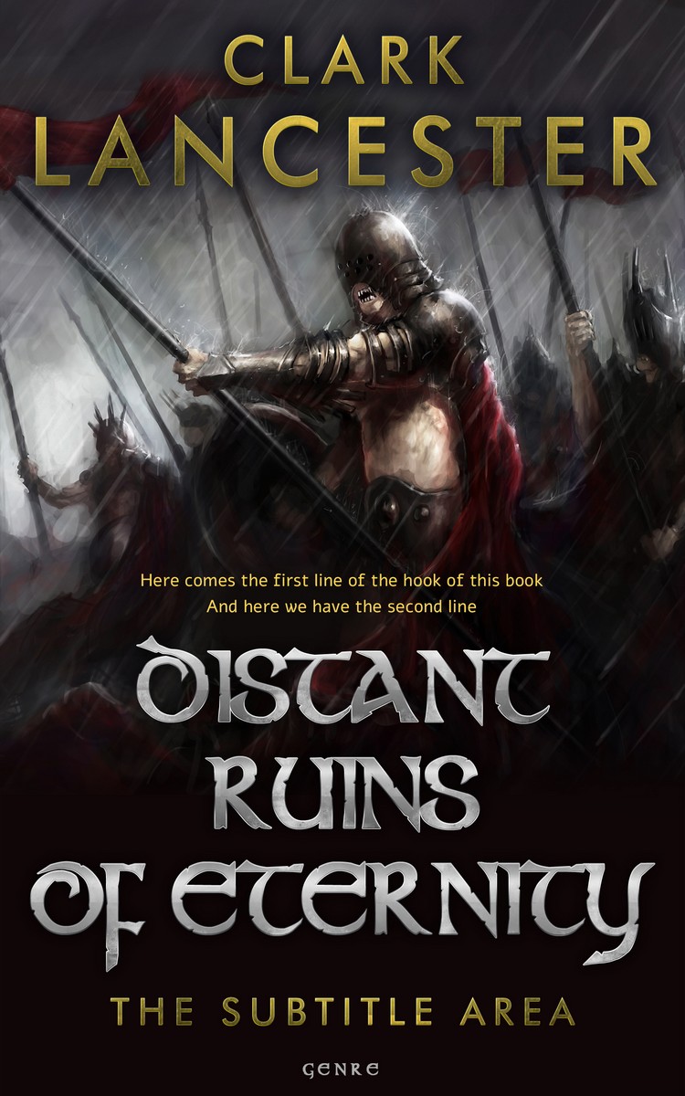 2D view of Cocoa Brown #3979 - Premade Fantasy Book Cover