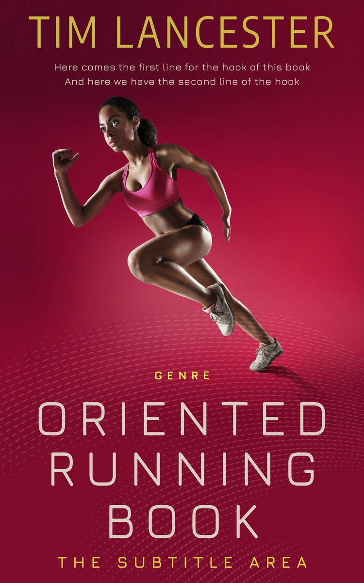 2D view of Claret #4008 - Premade Health & Dieting & Fitness Book Cover