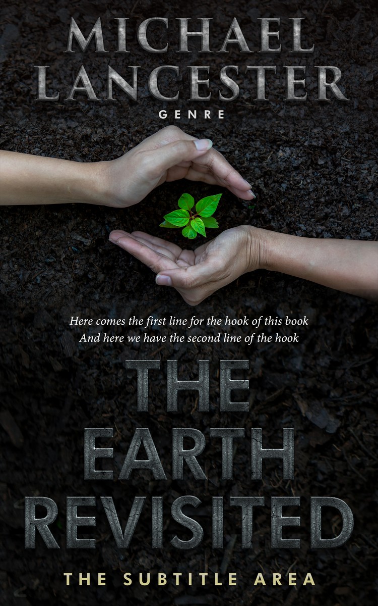 2D view of Cod Gray #4015 - Premade Science & Nature Book Cover