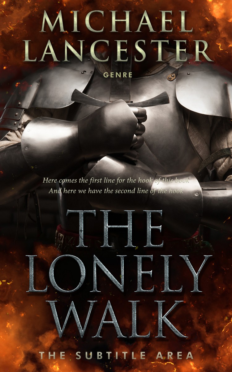 2D view of Night Rider #4018 - Premade Fantasy Book Cover