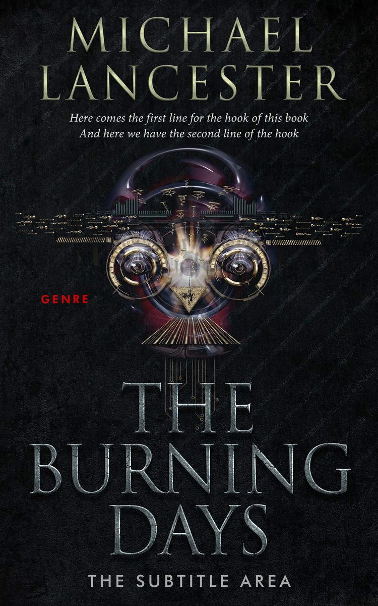 2D view of Premade Science Fiction Book Cover - Woodsmoke