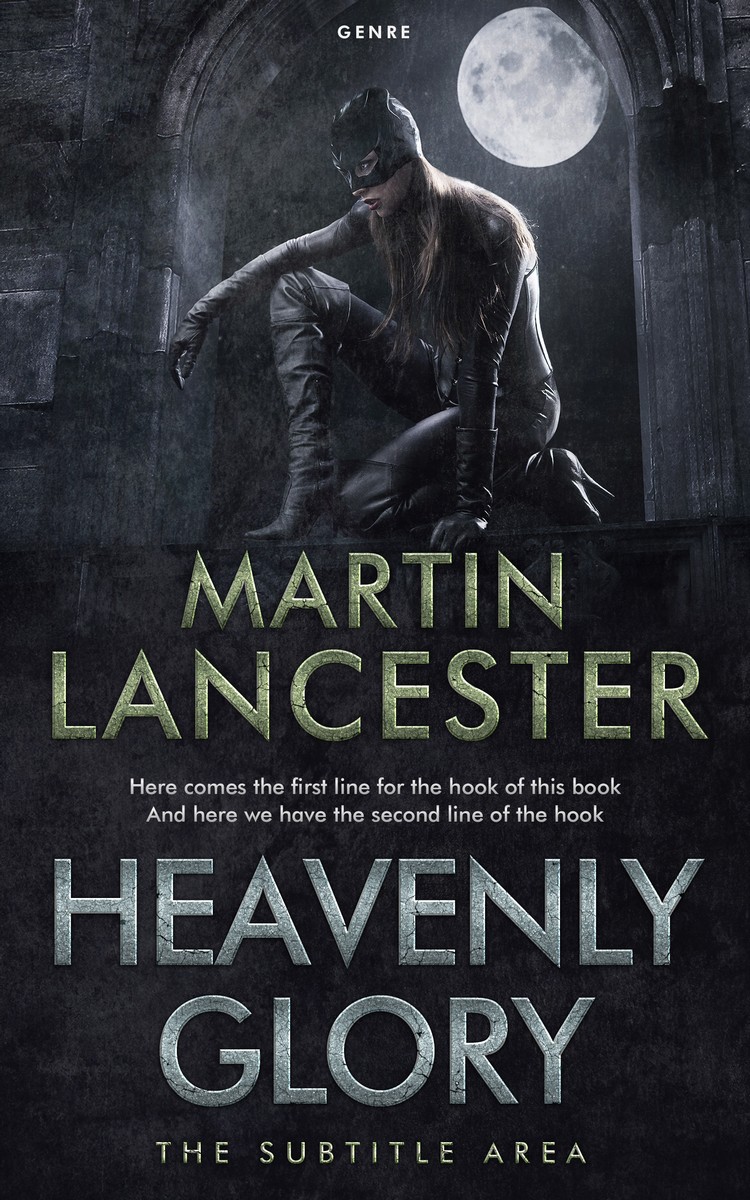 2D view of Shark #4045 - Premade Action & Adventure Book Cover