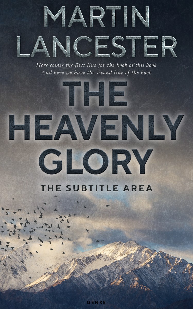 2D view of Bright Gray #4051 - Premade Mystery & Thriller & Suspense Book Cover