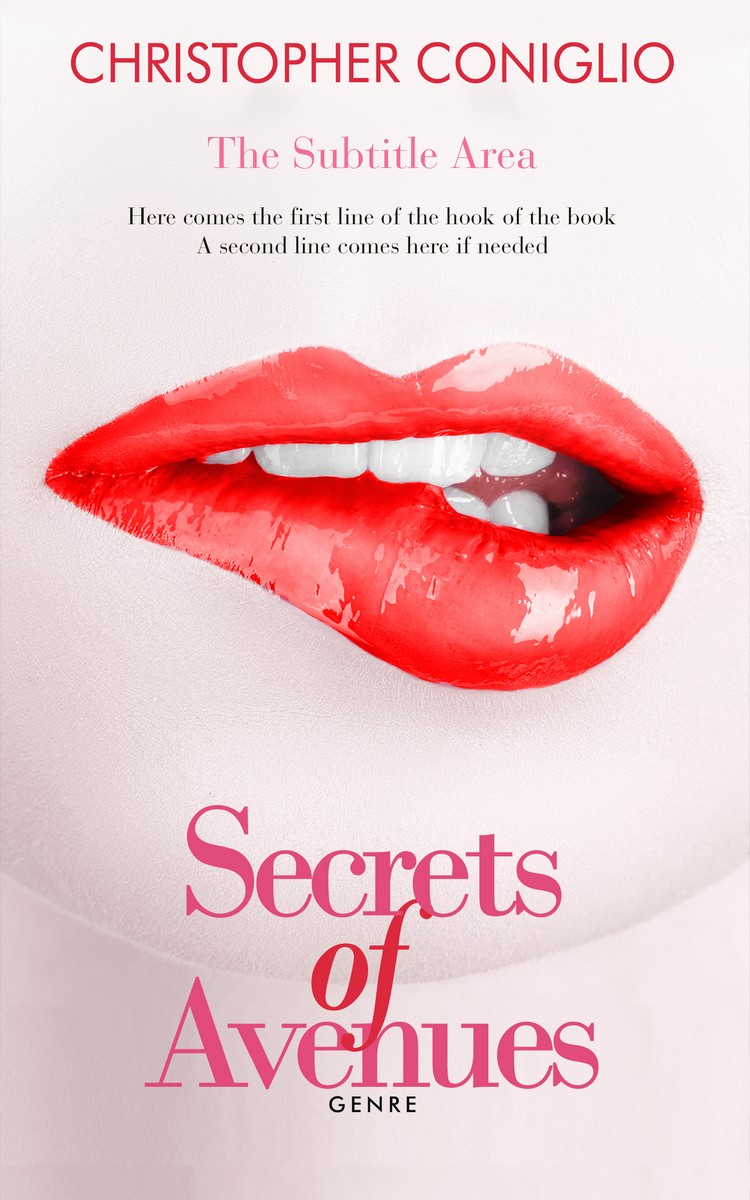 2D view of Premade Erotica Book Cover - Soft Peach