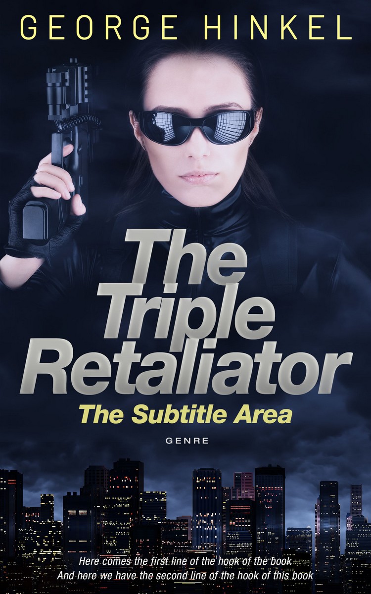 2D view of Premade Mystery & Thriller & Suspense Book Cover - Mirage