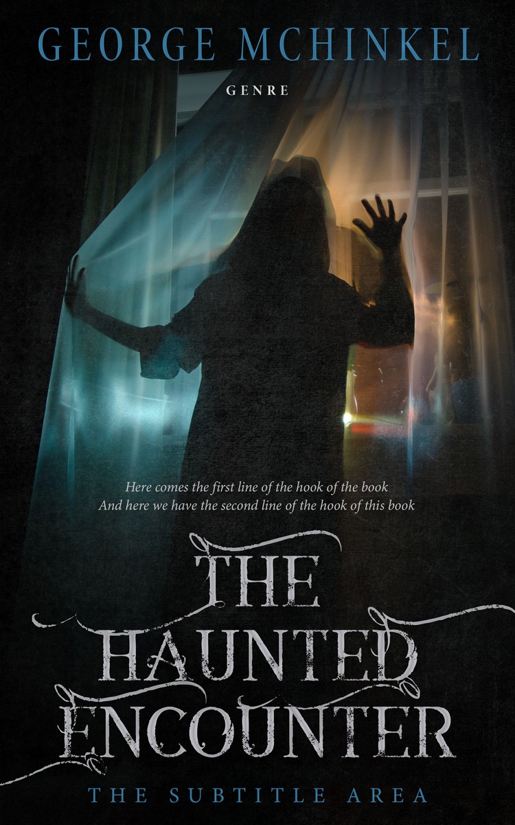 2D view of Premade Horror Book Cover - Woodsmoke