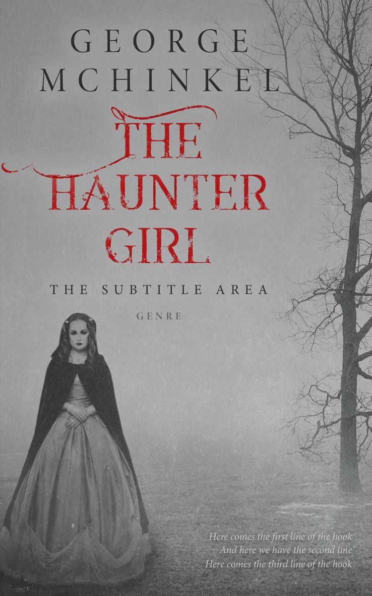 2D view of Stack #4123 - Premade Horror Book Cover