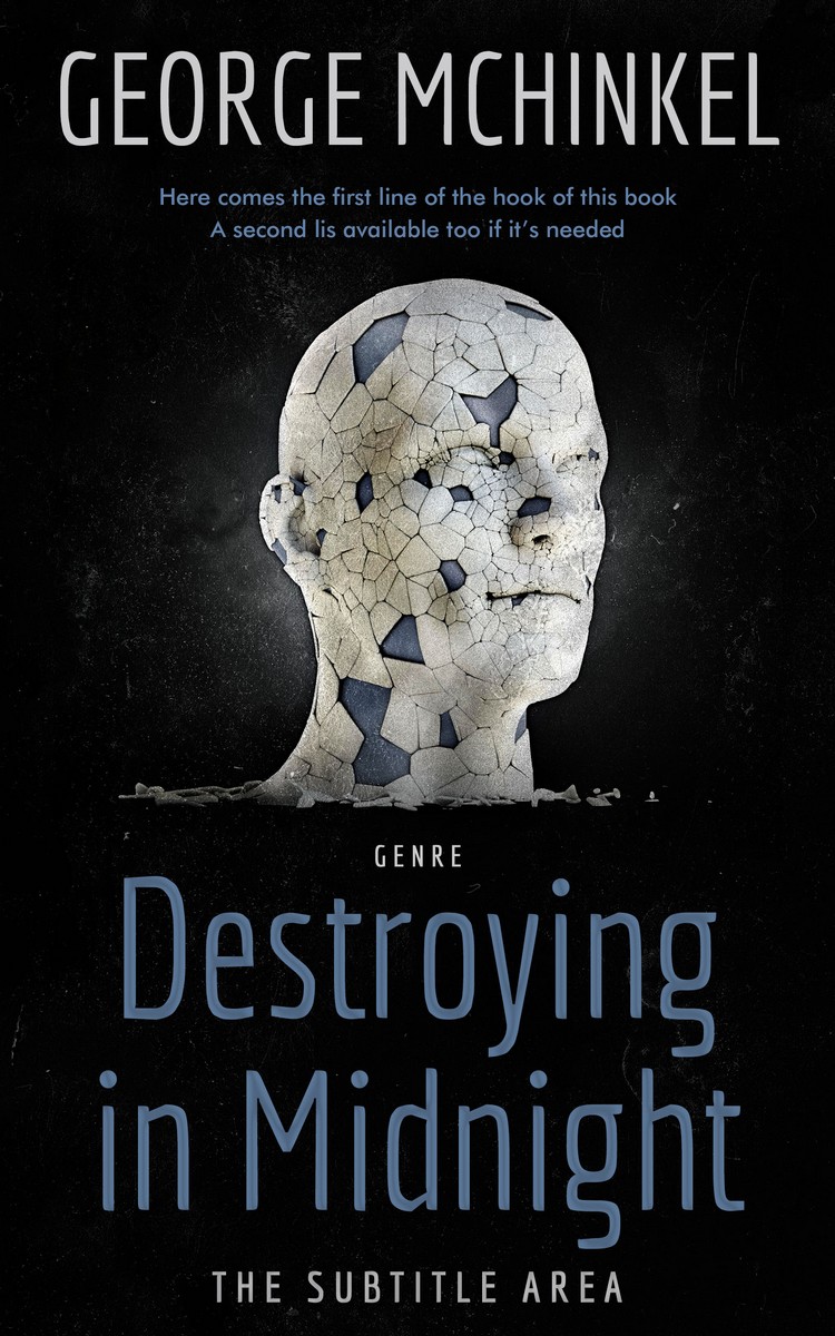 2D view of Gray Nickel #4151 - Premade Mystery & Thriller & Suspense Book Cover