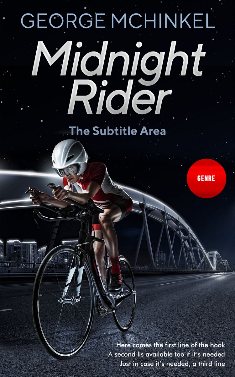 2D view of Premade Sports & Fitness Book Cover - Cinder