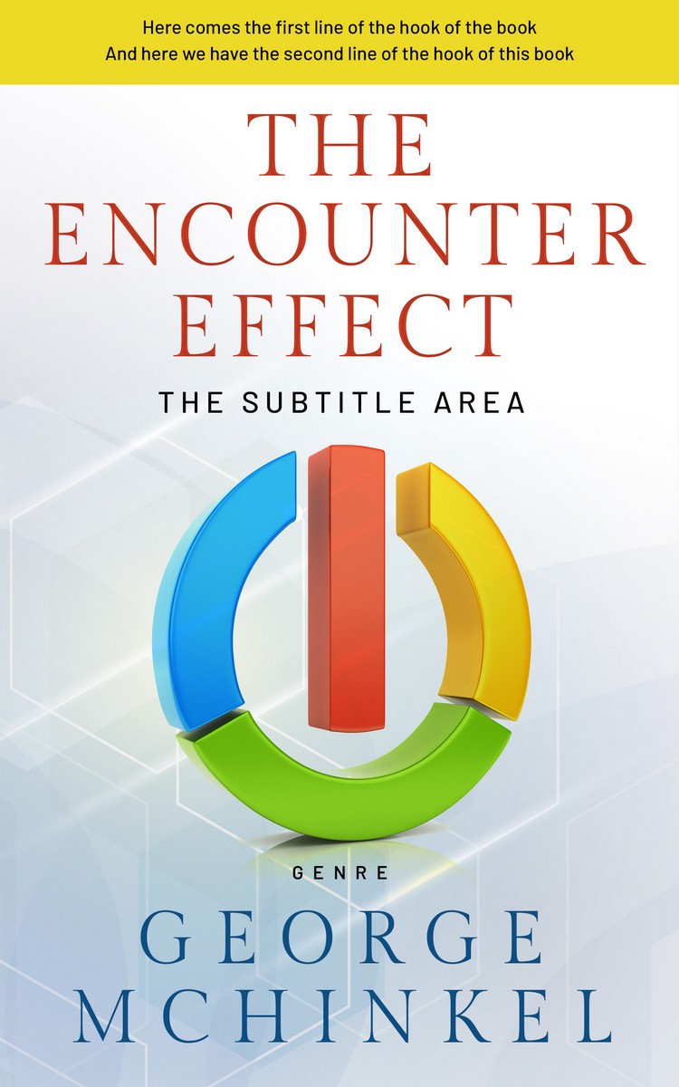 2D view of Geyser #4160 - Premade Business Book Cover | BookCoverZone