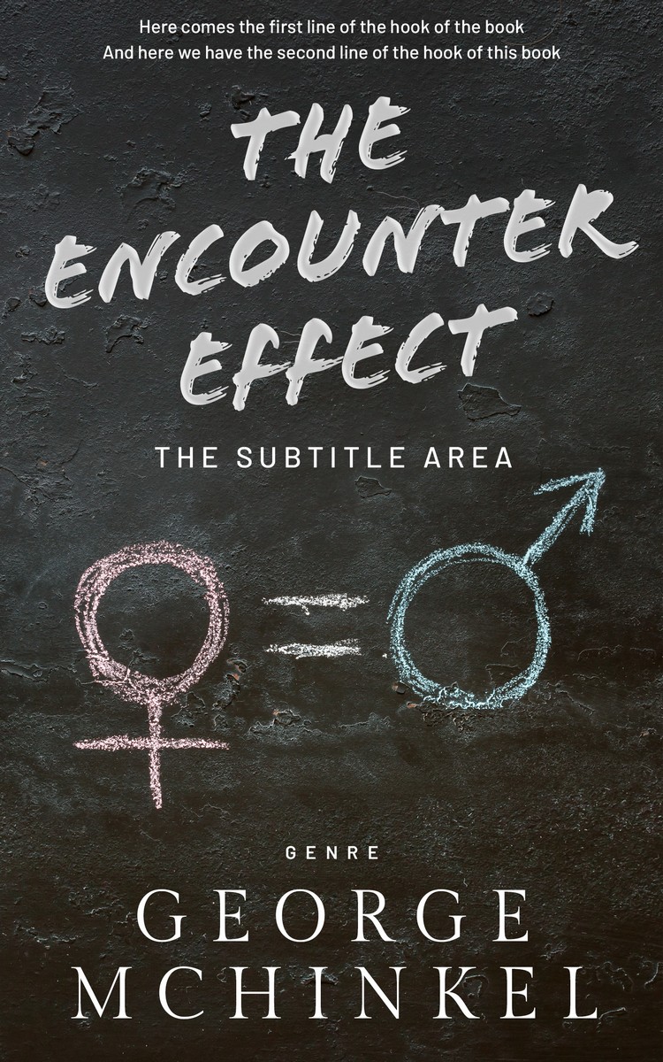 2D view of Premade Abstract Book Cover - Dune