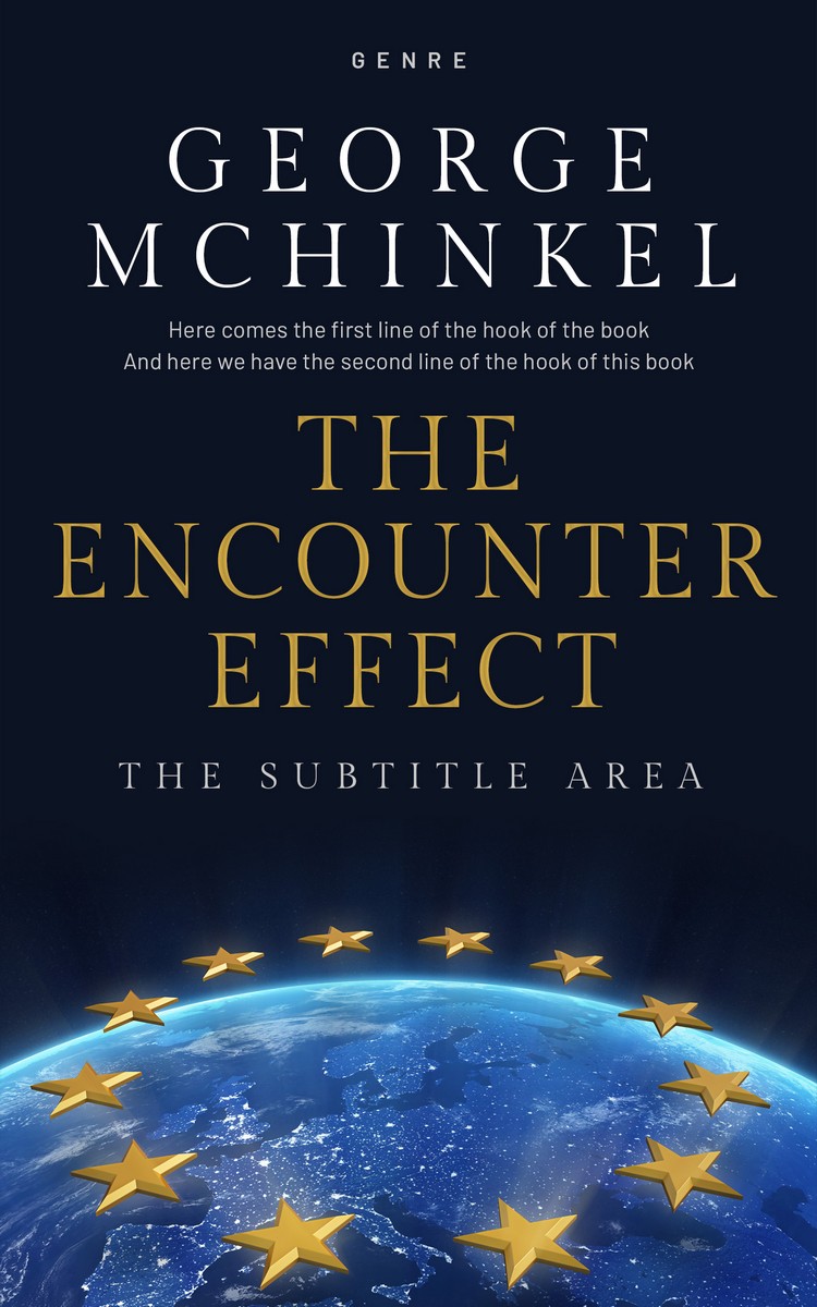 2D view of Premade Politics & Law & Society Book Cover - Ebony