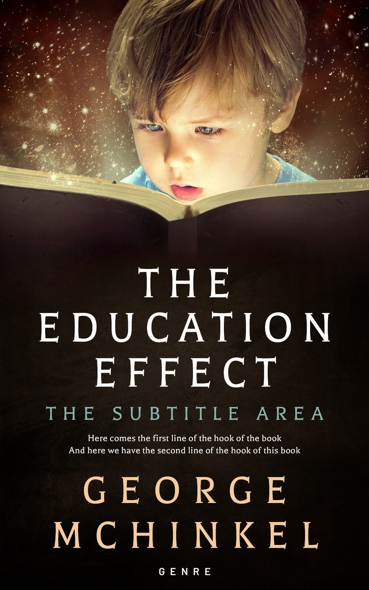 2D view of Night Rider #4173 - Premade Education Book Cover