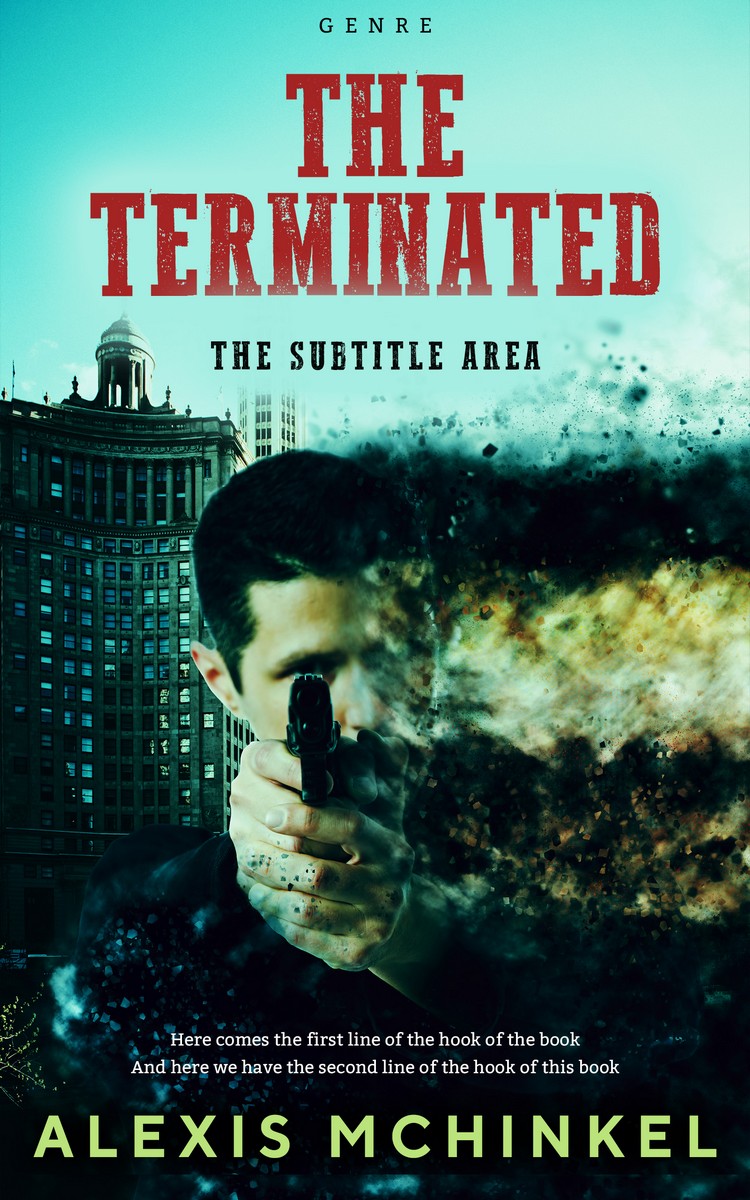 2D view of Premade Mystery & Thriller & Suspense Book Cover - Aztec