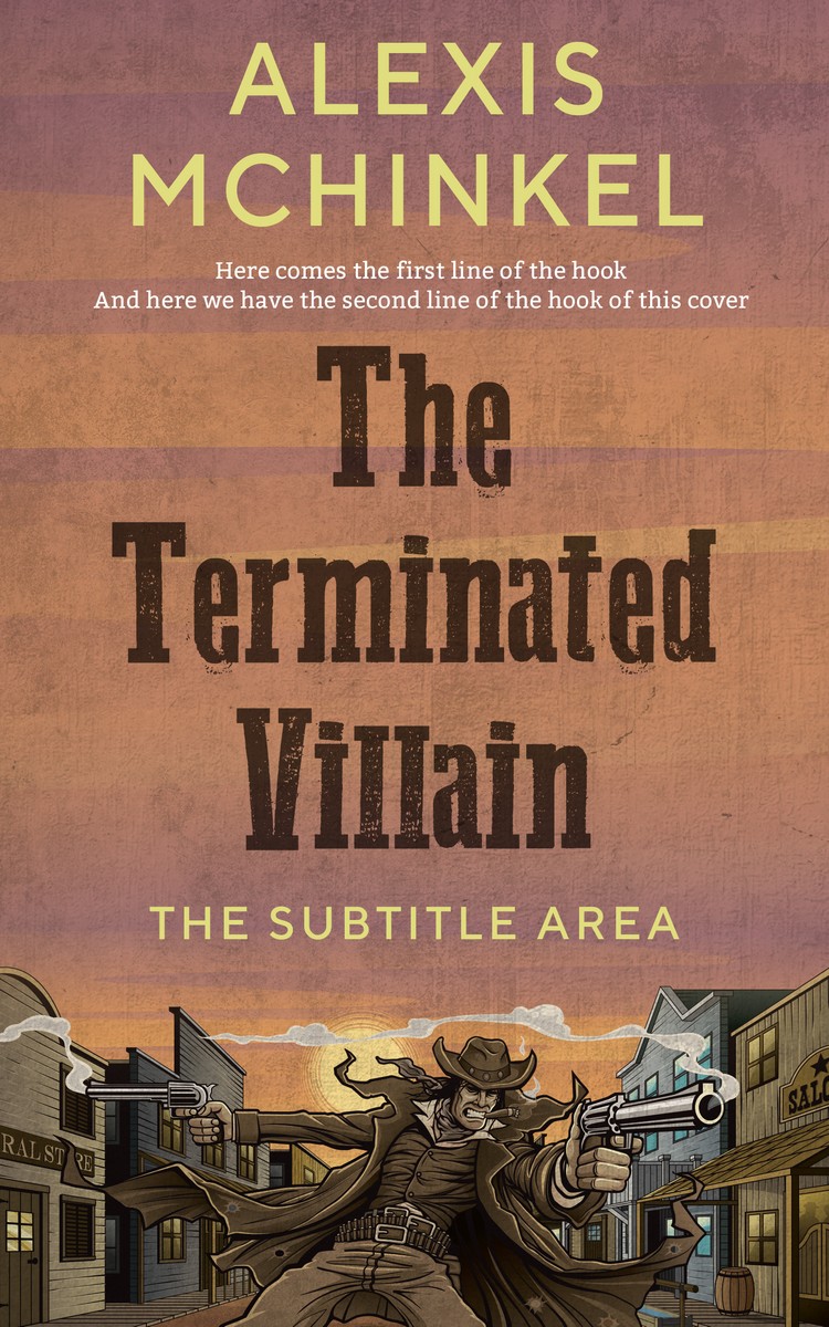 2D view of Leather #4195 - Premade Action & Adventure Book Cover