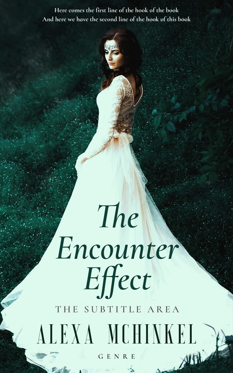 2D view of Timber Green #4209 - Premade Romance Book Cover