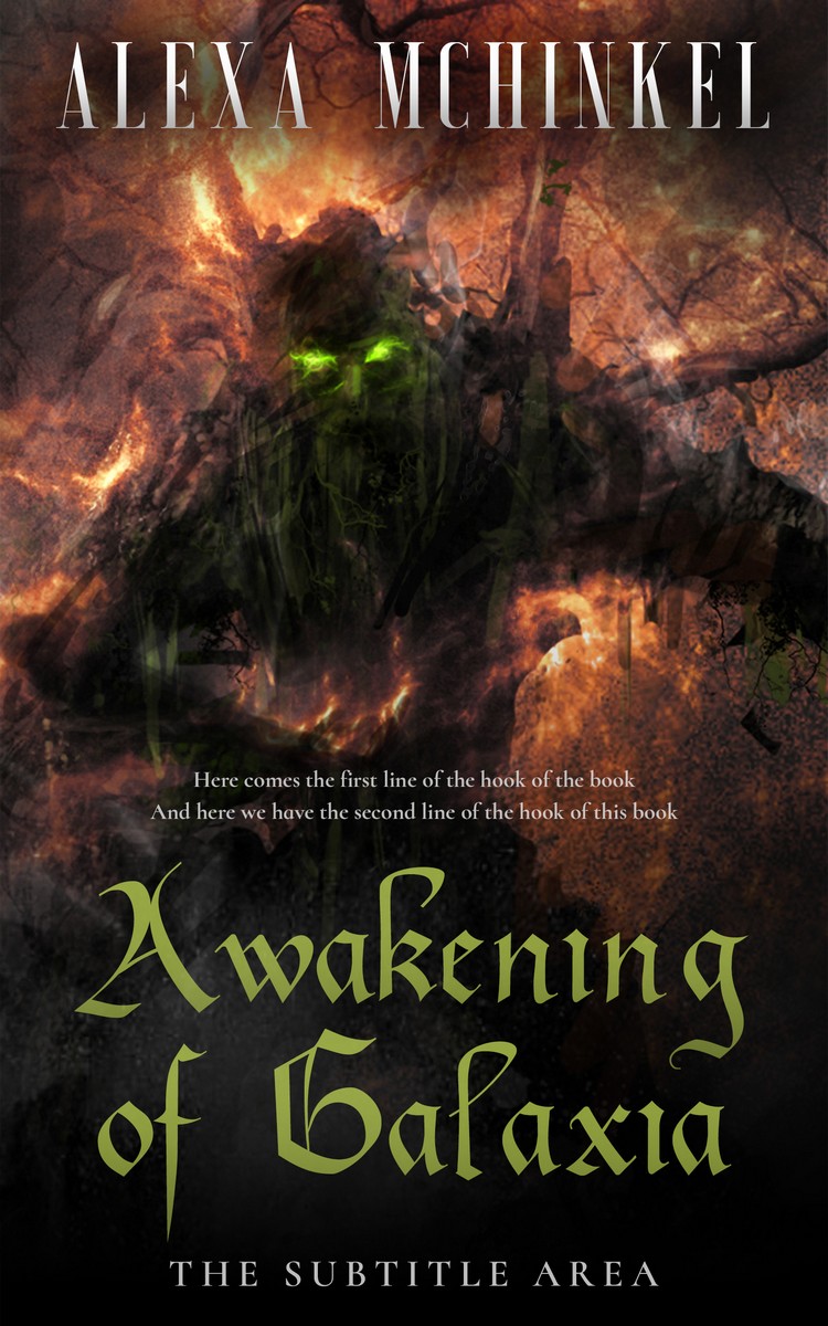 2D view of Zeus #4216 - Premade Fantasy Book Cover