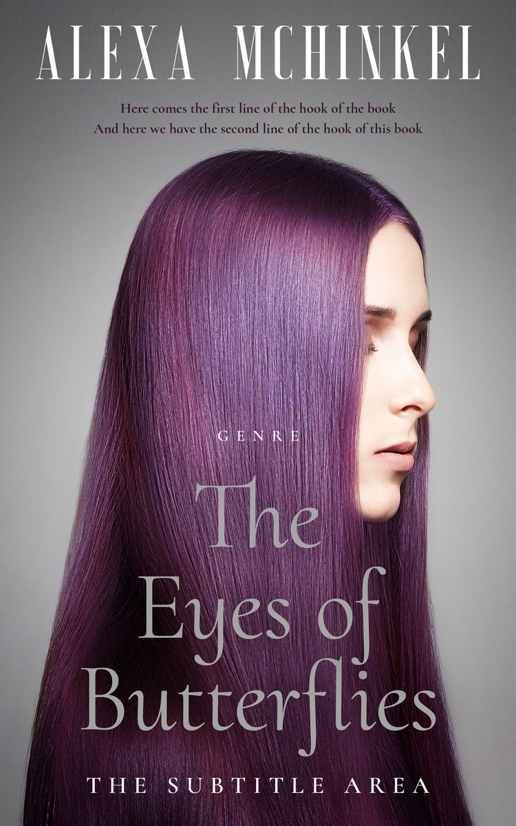 2D view of Old Lavender #4223 - Premade Romance Book Cover