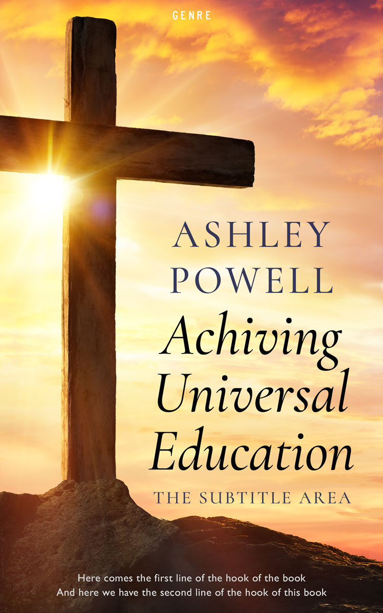 2D view of Cedar #4247 - Premade Religion & Spirituality Book Cover | BookCoverZone