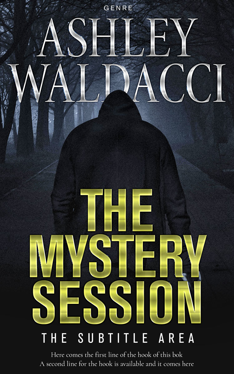 2D view of Premade Mystery & Thriller & Suspense Book Cover - Shark