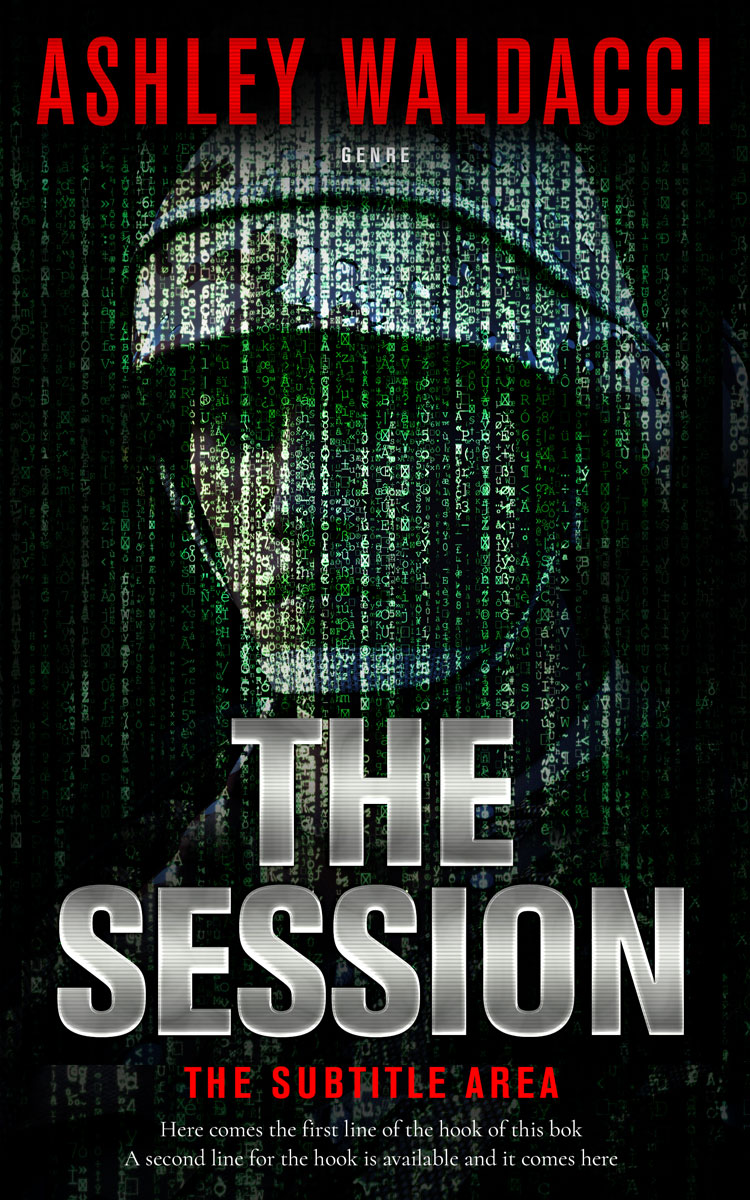 2D view of Premade Science Fiction Book Cover - Quicksand