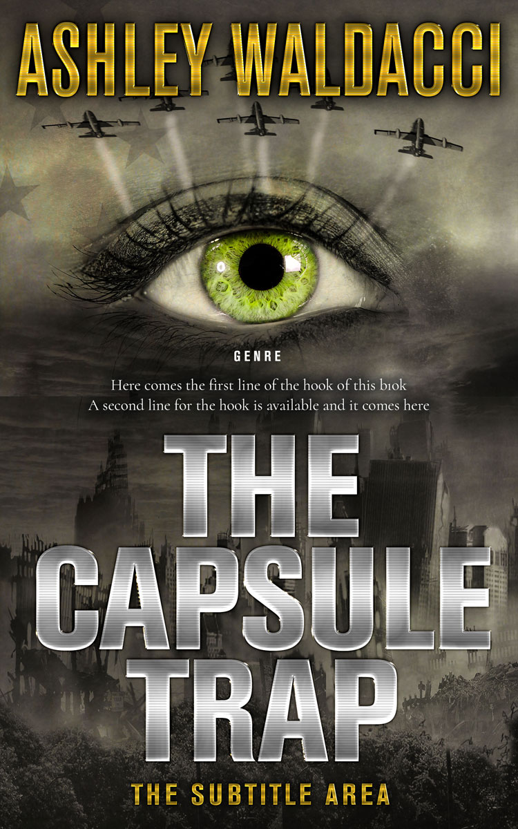 2D view of Armadillo #4288 - Premade Apocalyptica Book Cover