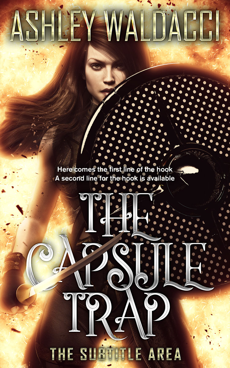 2D view of Eclipse #4295 - Premade Fantasy Book Cover