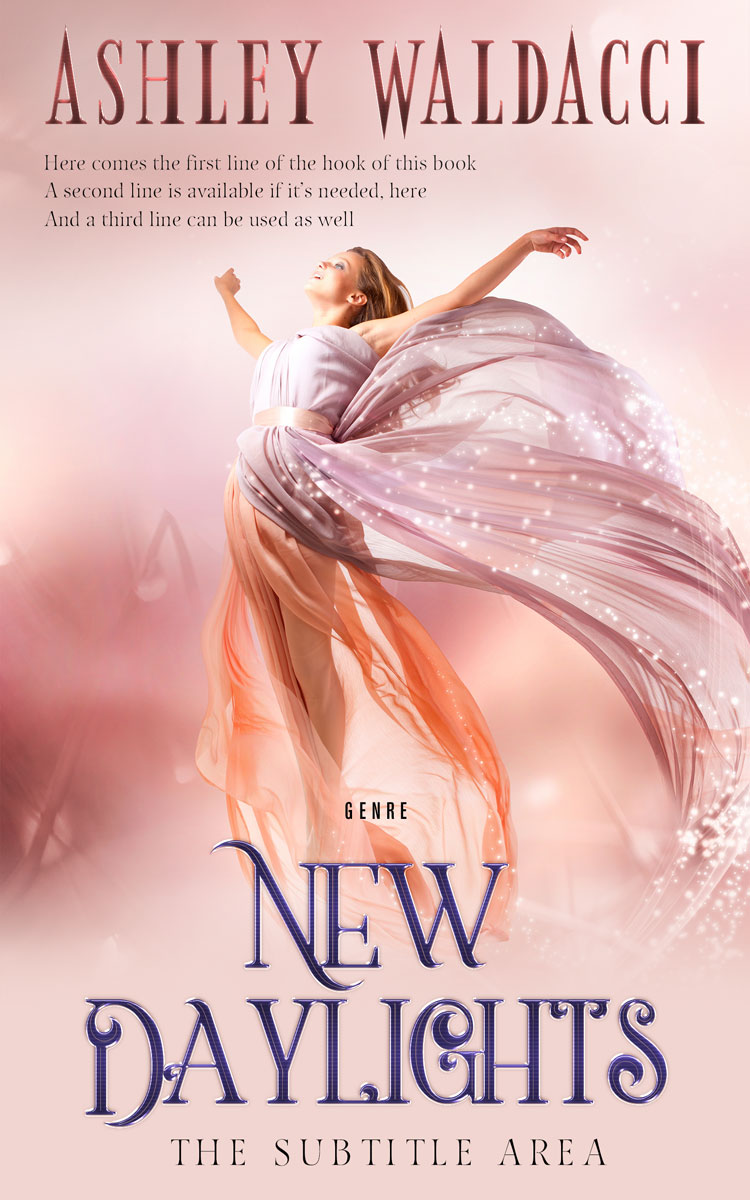 2D view of Beauty Bush #4304 - Premade Fantasy Book Cover