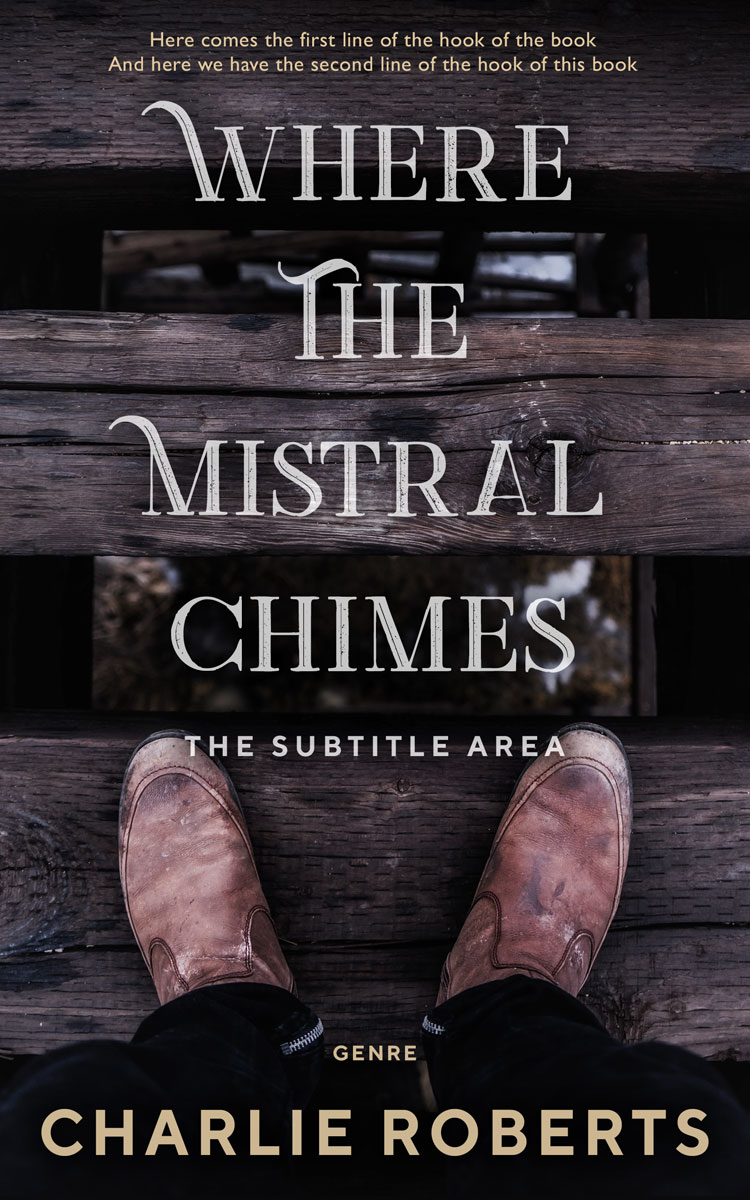 2D view of Premade Mystery & Thriller & Suspense Book Cover - Thunder