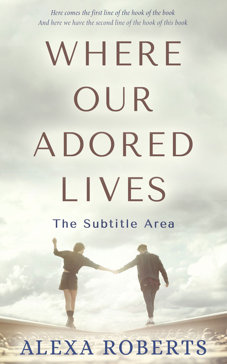 2D view of Green White #4356 - Premade Romance Book Cover