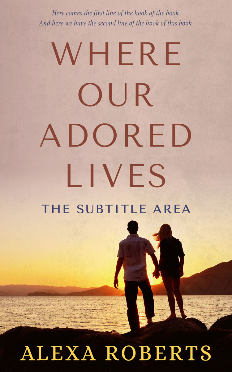 2D view of Akaroa #4359 - Premade Romance Book Cover