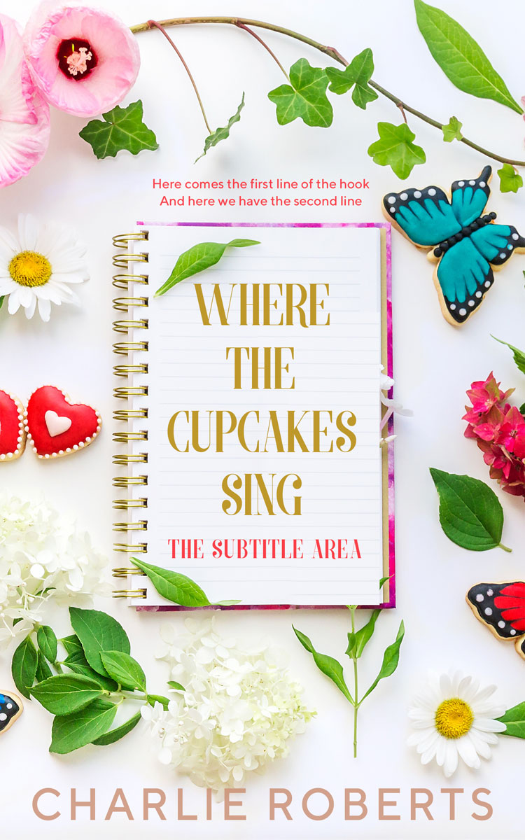 2D view of Ebb #4365 - Premade Romance Book Cover