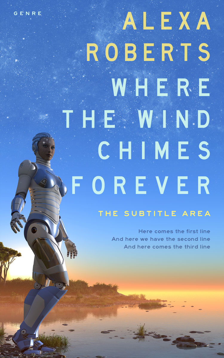 2D view of Danube #4399 - Premade Science Fiction Book Cover | BookCoverZone