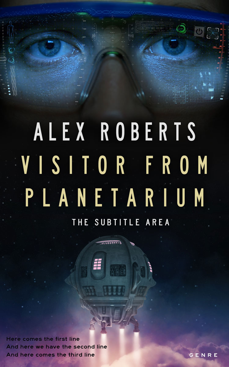 2D view of Bunker #4402 - Premade Science Fiction Book Cover