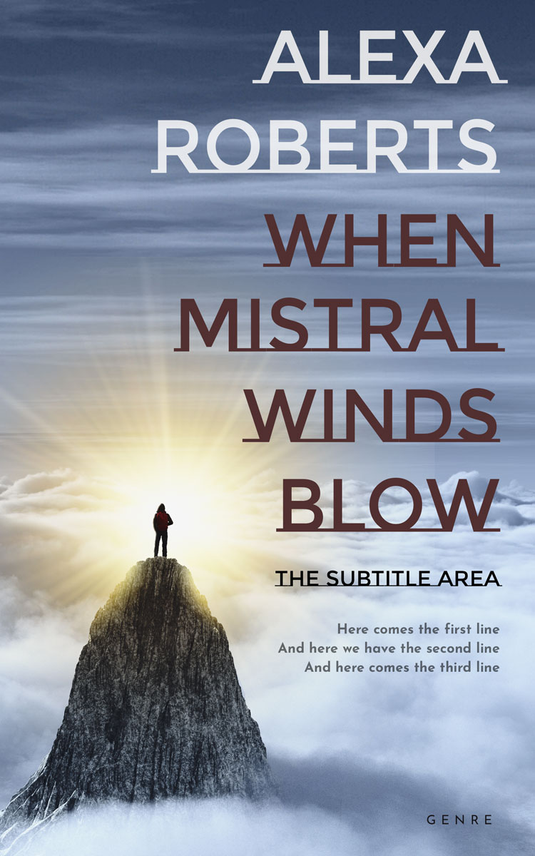 2D view of Cadet Blue #4421 - Premade Self-Improvement & Self-Help Book Cover