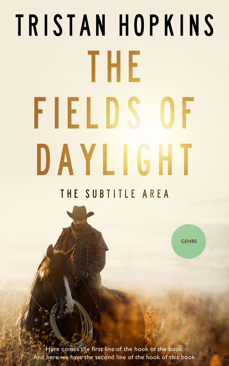 2D view of Quarter Spanish White #4428 - Premade Mystery & Thriller & Suspense Book Cover