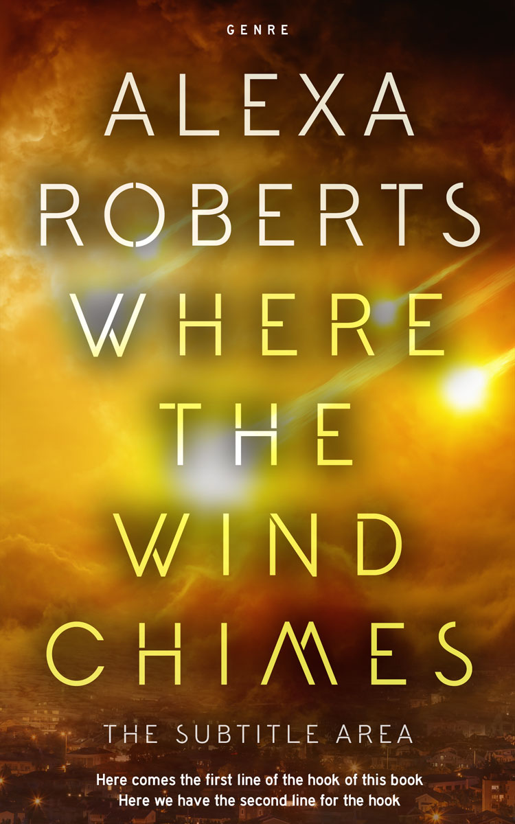 2D view of Premade Mystery & Thriller & Suspense Book Cover - Raw Umber