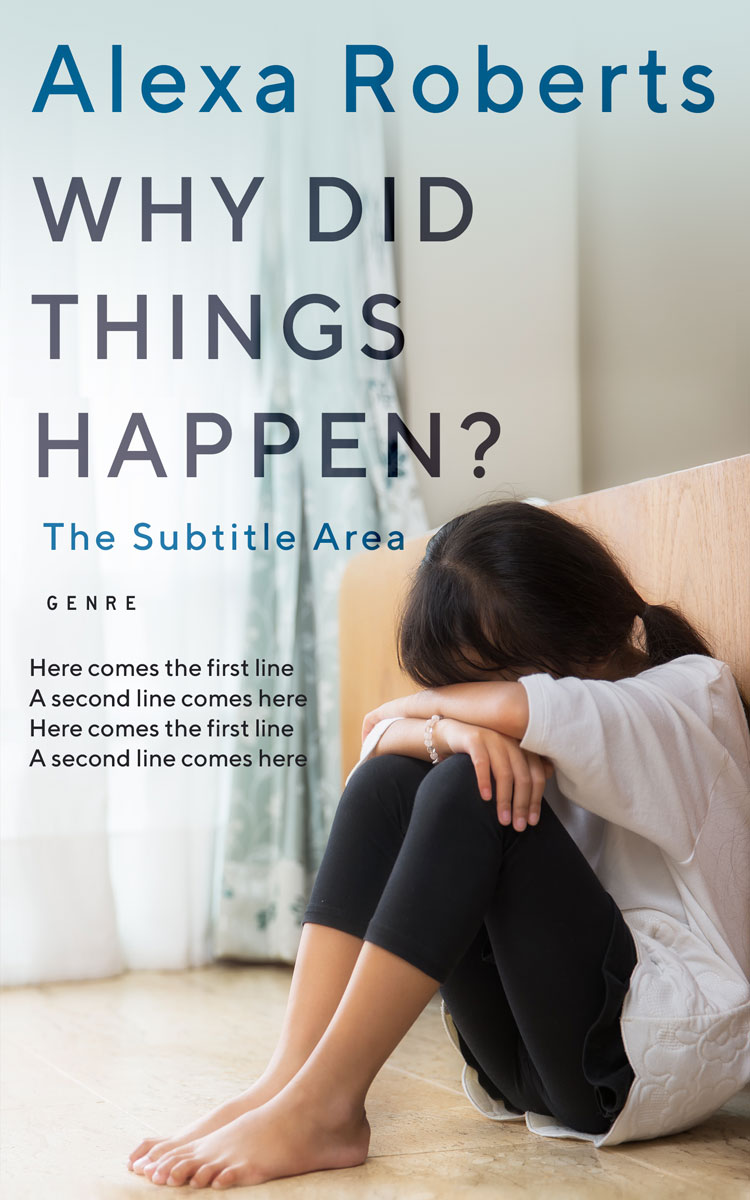 2D view of Celeste #4451 - Premade Teen & Young Adult Book Cover