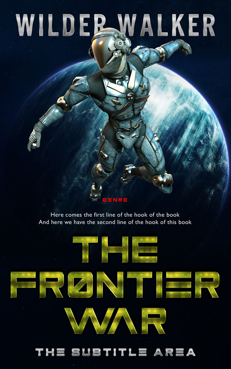 2D view of Premade Science Fiction Book Cover - Firefly