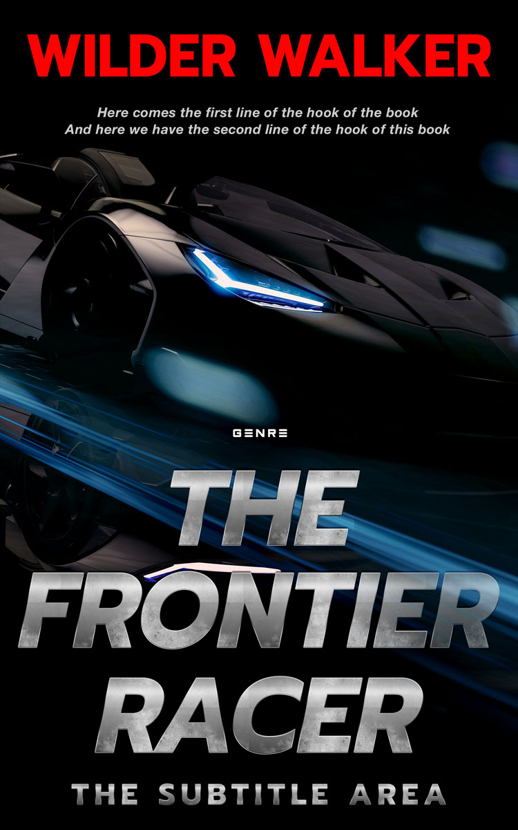 2D view of Quicksand #4483 - Premade Action & Adventure Book Cover