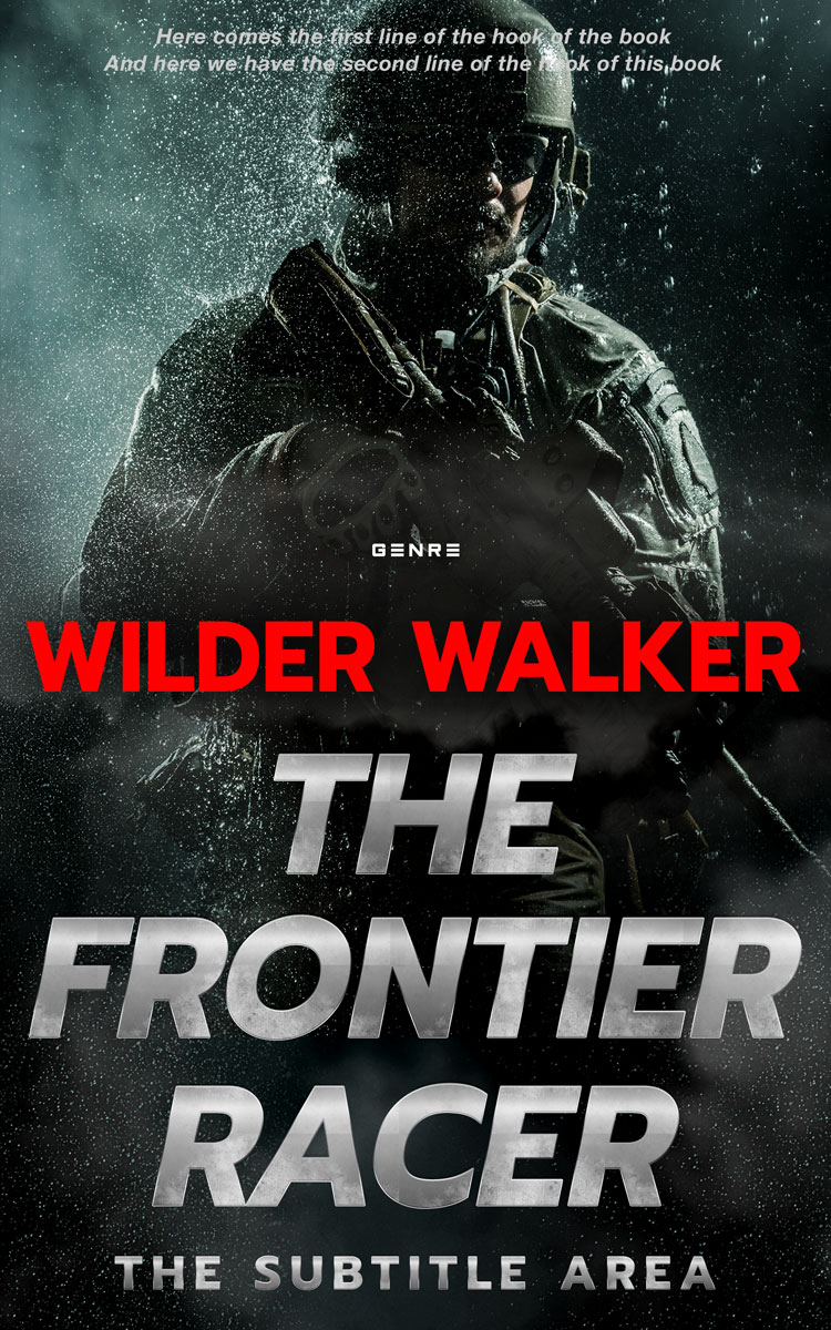 2D view of Woodsmoke #4485 - Premade Mystery & Thriller & Suspense Book Cover